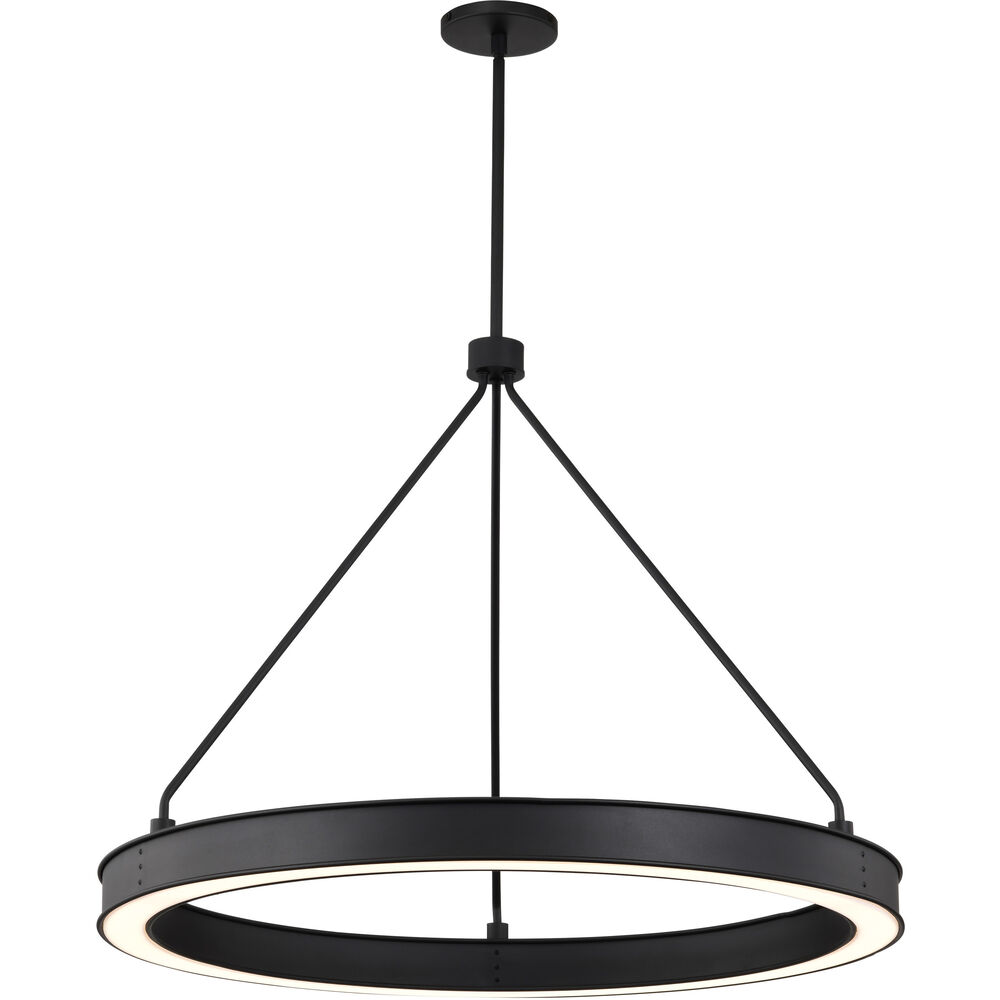 Nuvo Lighting Longford LED 30 Inch Textured Black Pendant Ceiling Light