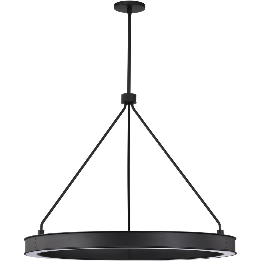 Nuvo Lighting Longford LED 30 Inch Textured Black Pendant Ceiling Light