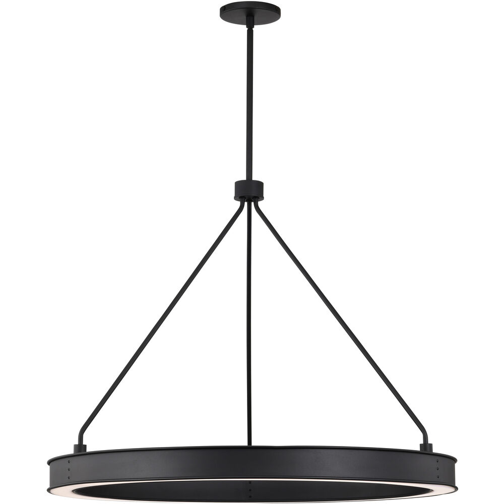 Nuvo Lighting Longford LED 30 Inch Textured Black Pendant Ceiling Light