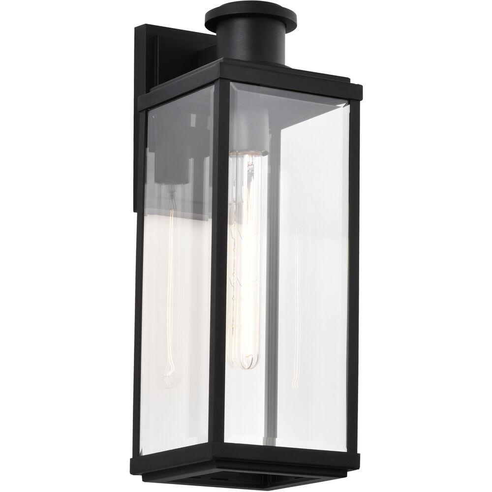 Nuvo Lighting Luca 20 Inch Sand Black Outdoor Wall Light