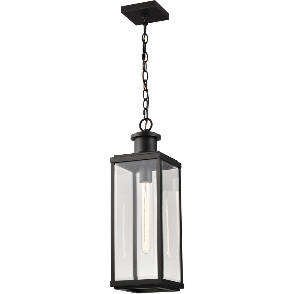 Nuvo Lighting Luca 7 Inch Sand Black Outdoor Hanging Light