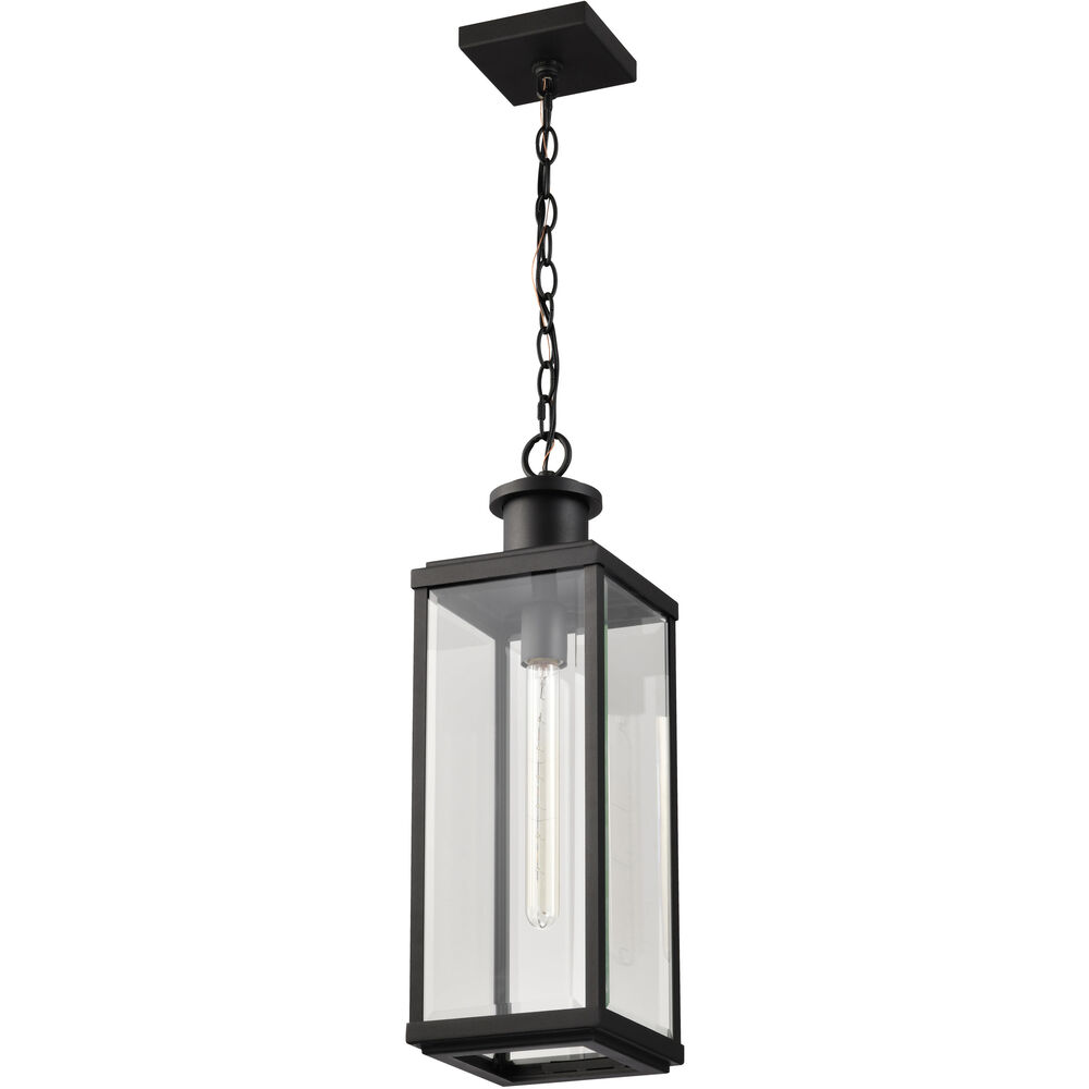 Nuvo Lighting Luca 7 Inch Sand Black Outdoor Hanging Light