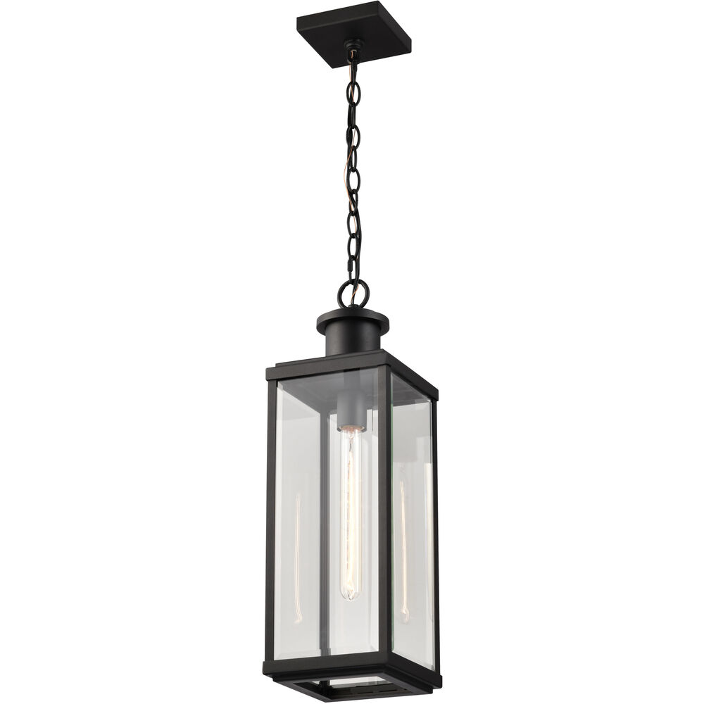 Nuvo Lighting Luca 7 Inch Sand Black Outdoor Hanging Light
