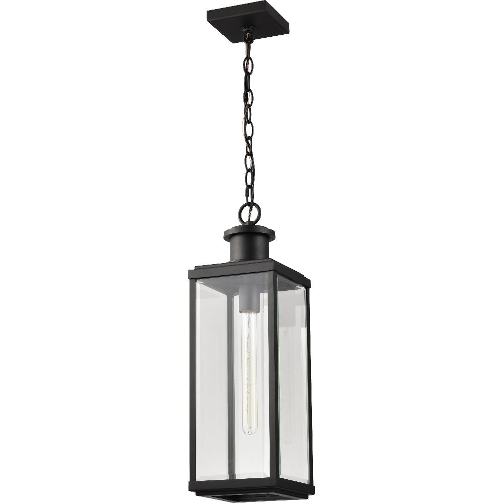 nuvo lighting Luca 7 inch Sand Black Outdoor Hanging Light
