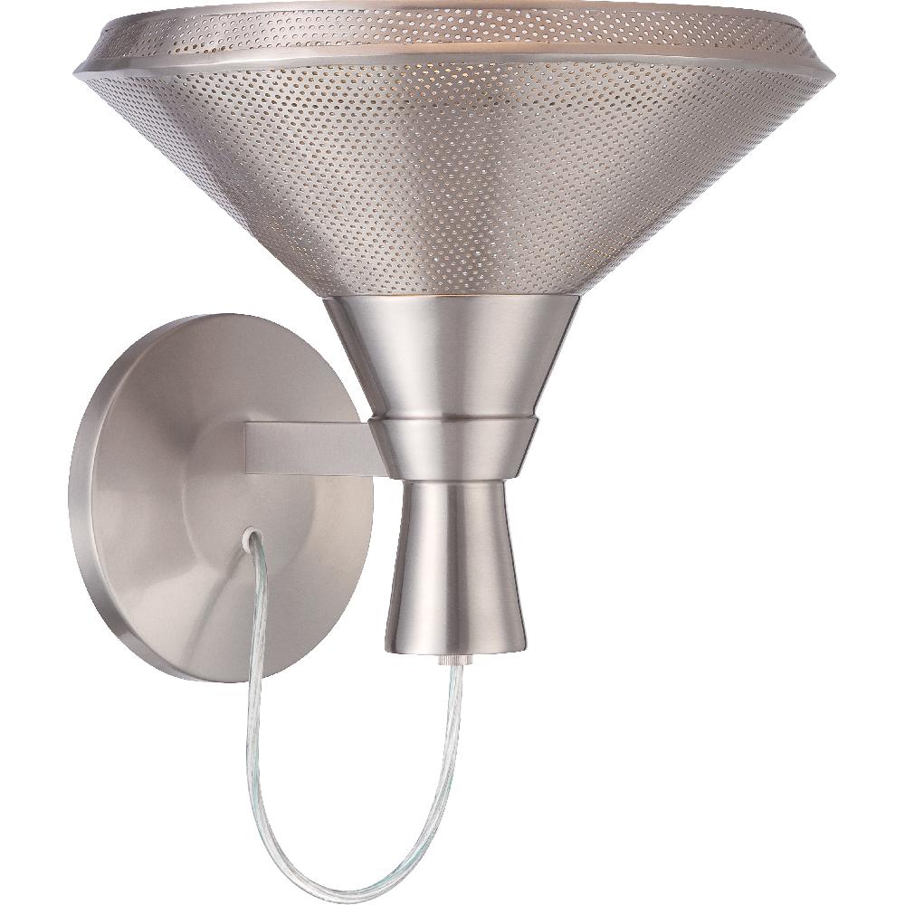 nuvo lighting Luger LED 13.38 inch Satin Steel Vanity Light Wall Light