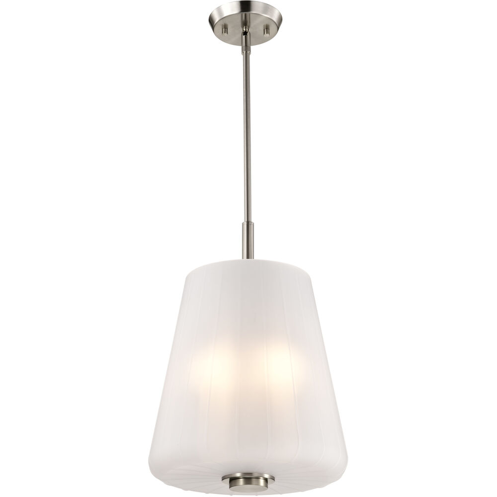 Nuvo Lighting Lune 12 Inch Brushed Nickel Pendant Ceiling Light