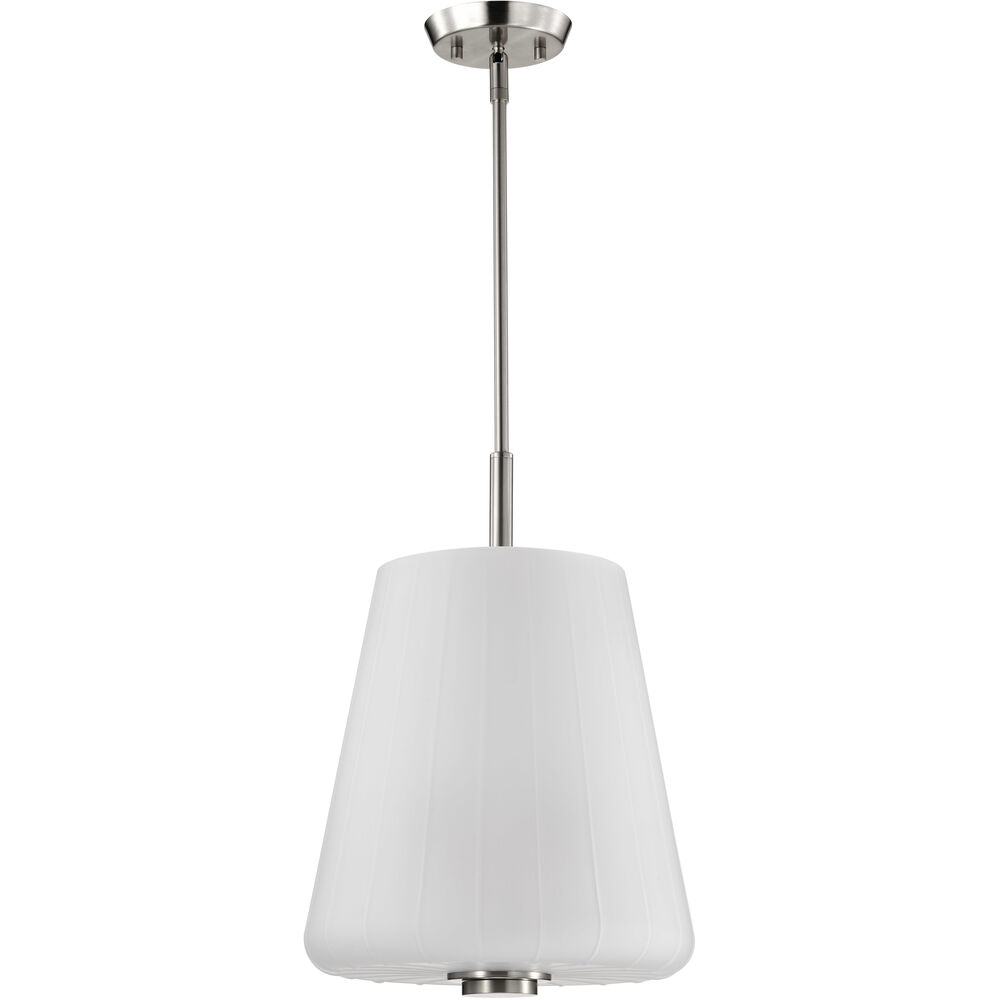 Nuvo Lighting Lune 12 Inch Brushed Nickel Pendant Ceiling Light