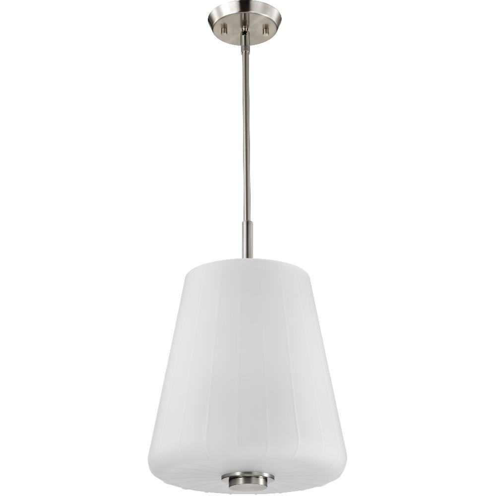 nuvo lighting Lune 12 inch Brushed Nickel Pendant Ceiling Light