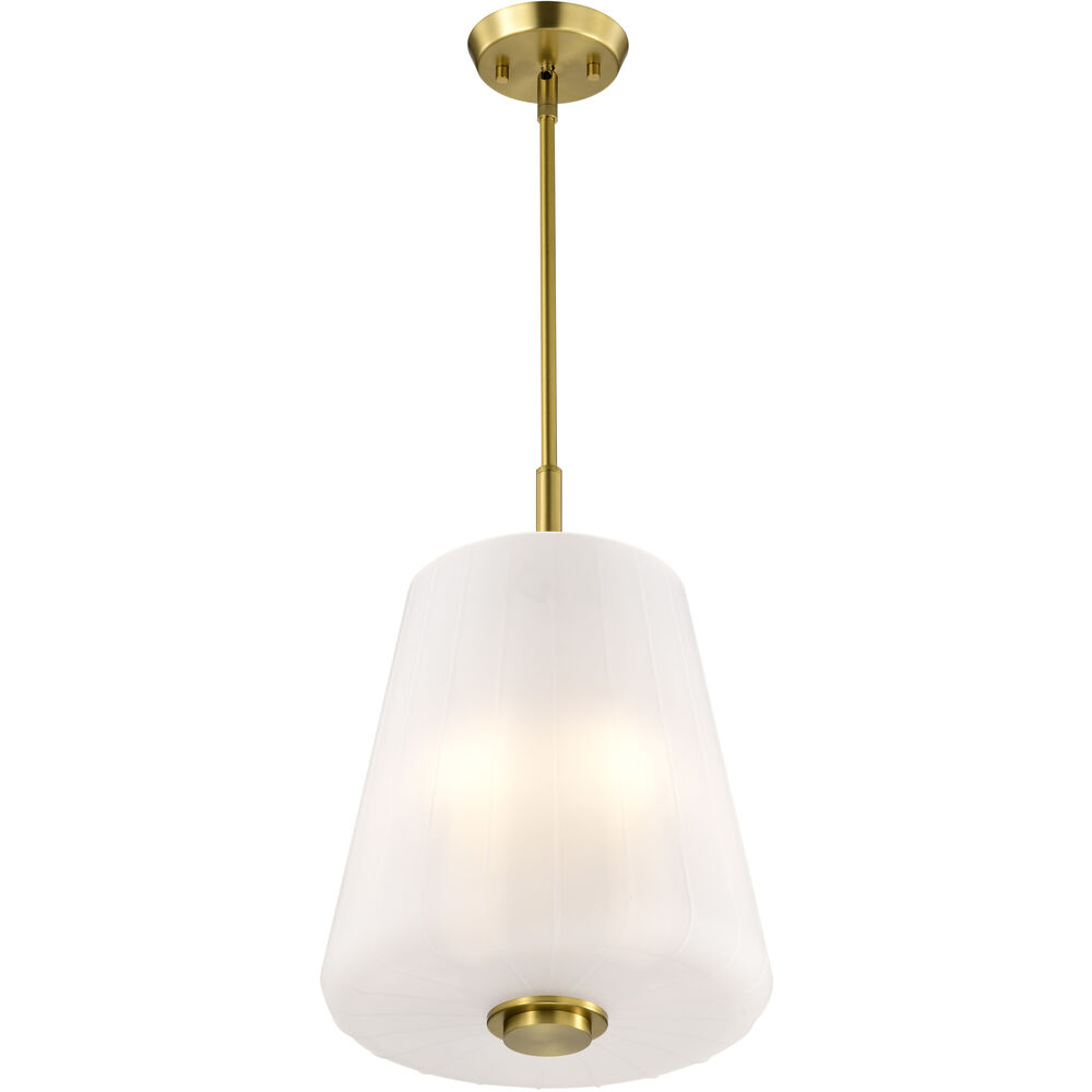 Nuvo Lighting Lune 12 Inch Vintage Brass Pendant Ceiling Light