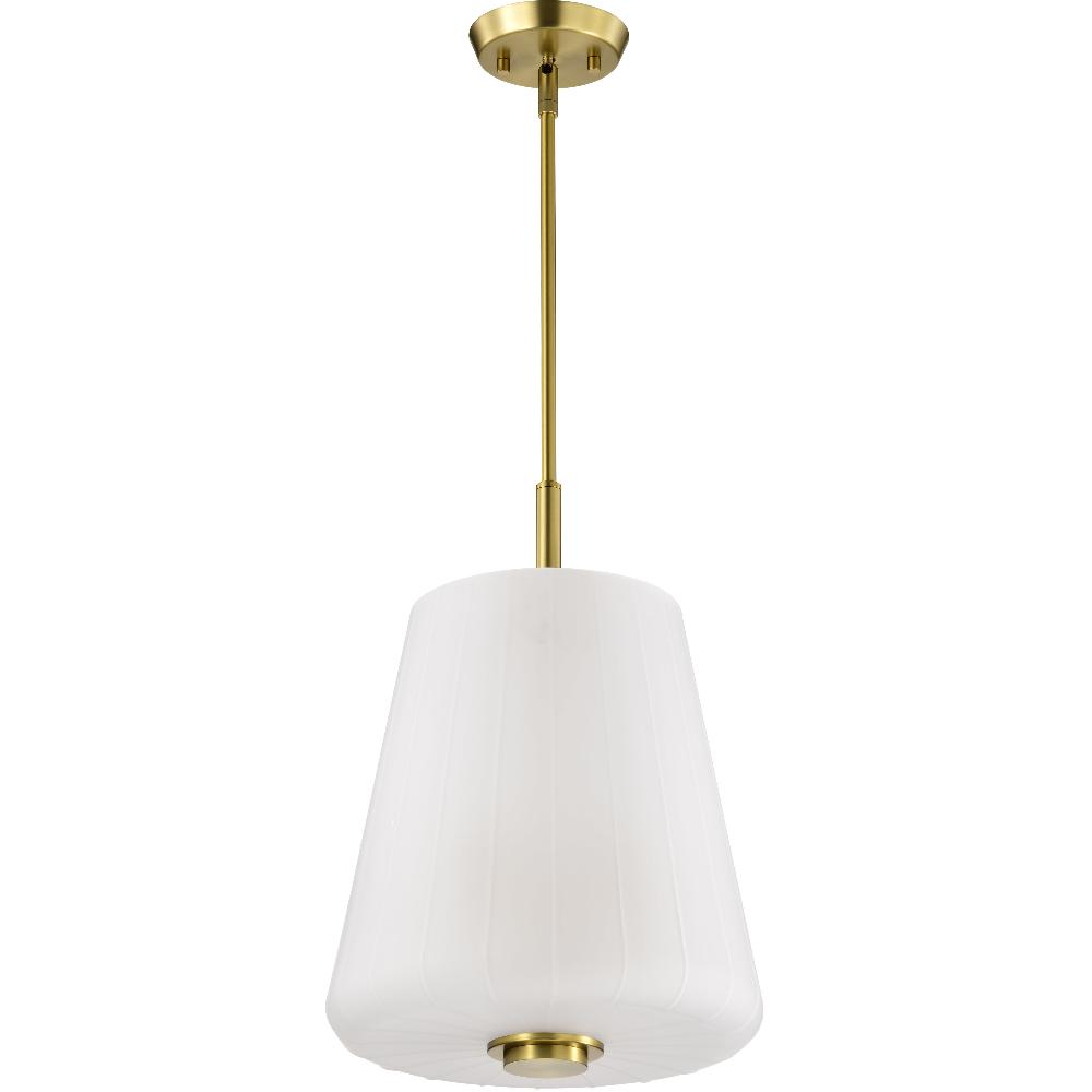 nuvo lighting Lune 12 inch Vintage Brass Pendant Ceiling Light
