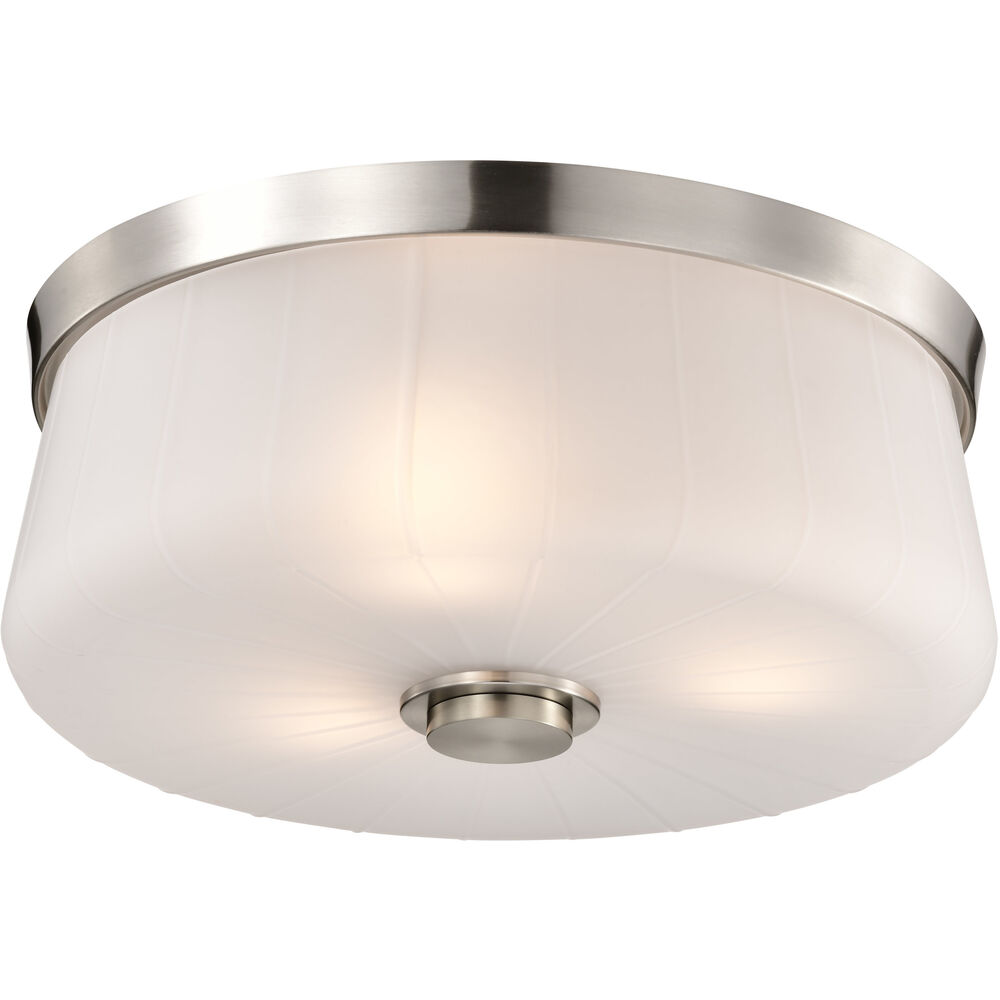 Nuvo Lighting Lune 16 Inch Brushed Nickel Flush Mount Ceiling Light