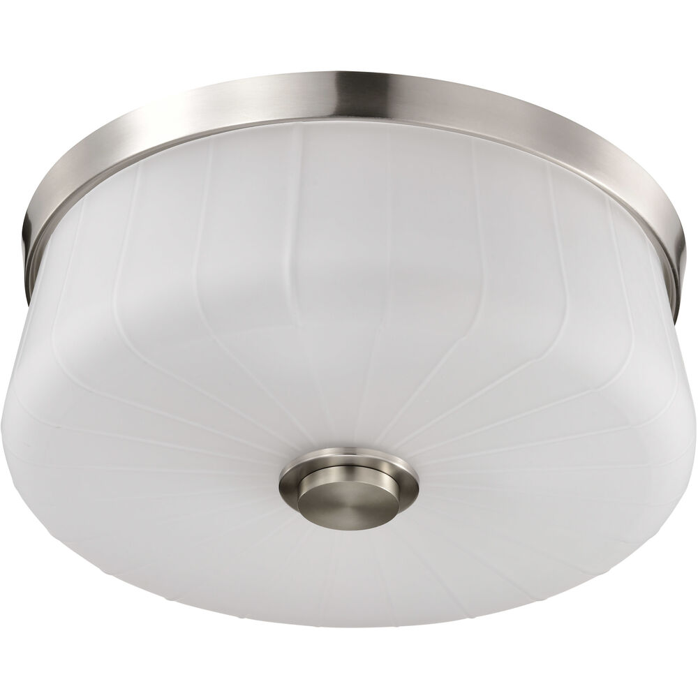 Nuvo Lighting Lune 16 Inch Brushed Nickel Flush Mount Ceiling Light
