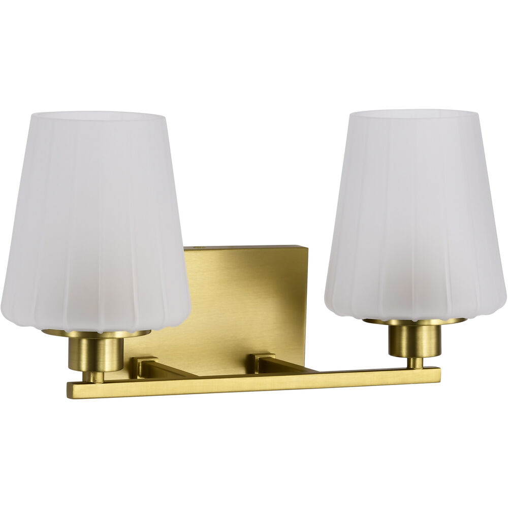 Nuvo Lighting Lune 16 Inch Vintage Brass Vanity Wall Light