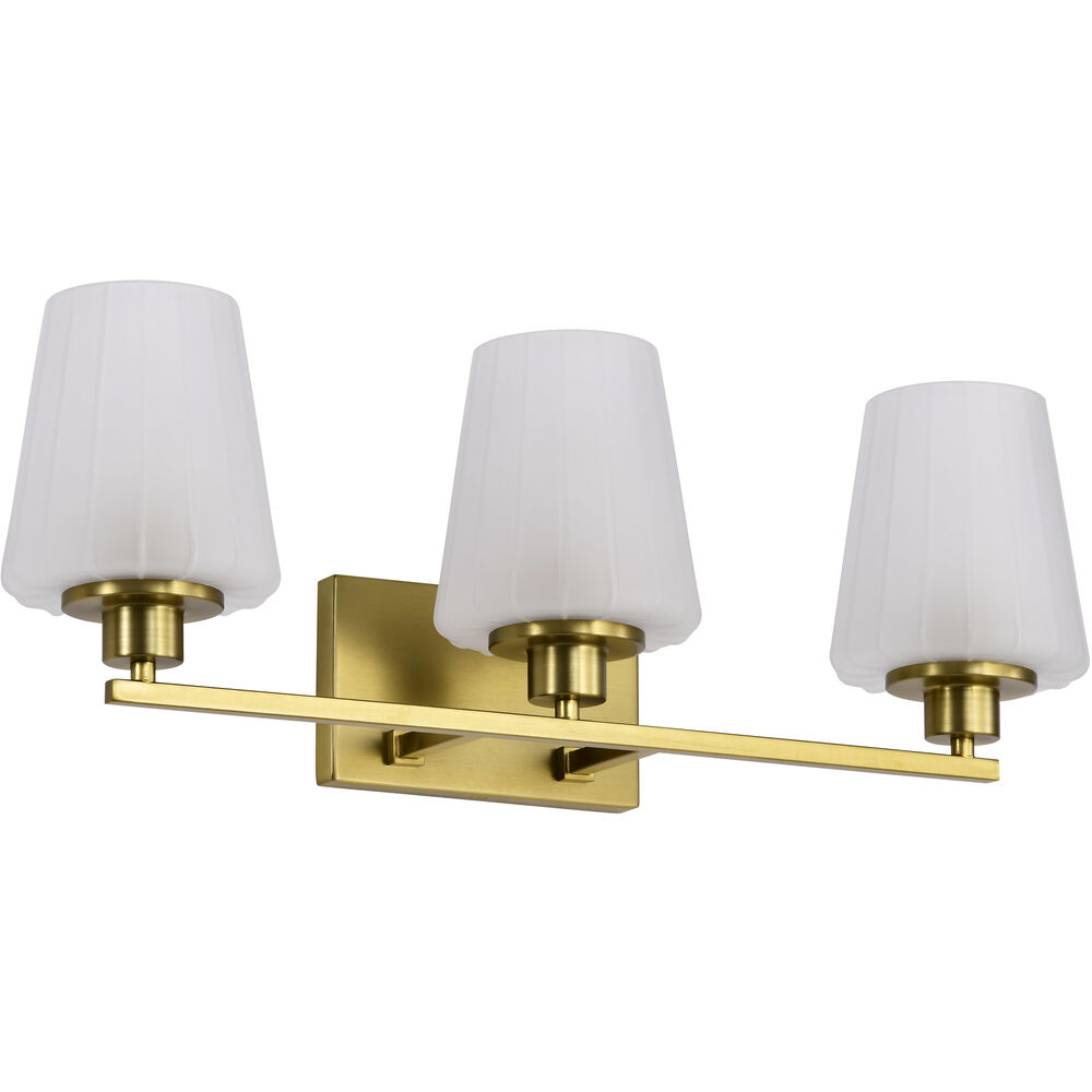 Nuvo Lighting Lune 24 Inch Vintage Brass Vanity Wall Light