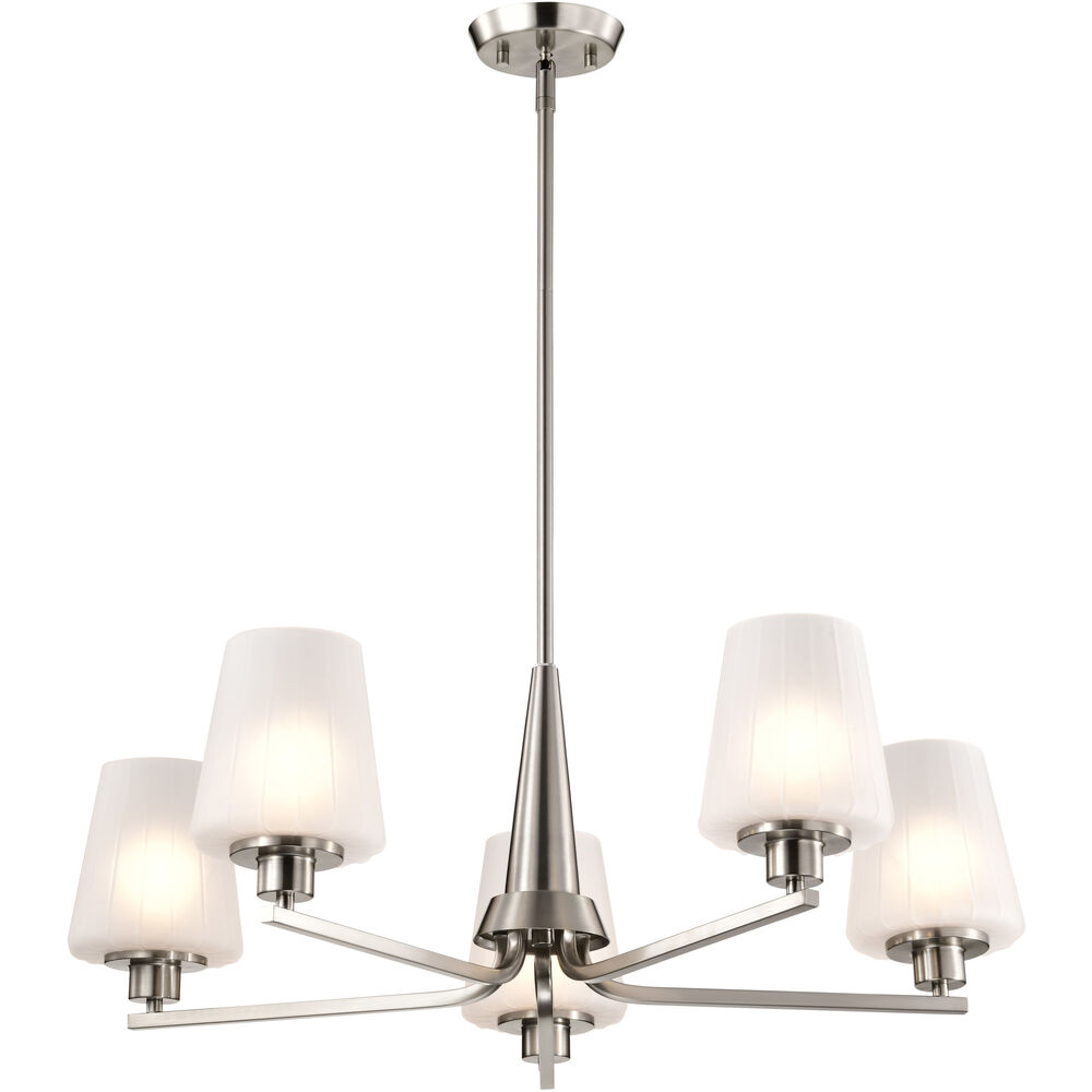 Nuvo Lighting Lune 30 Inch Brushed Nickel Chandelier Ceiling Light