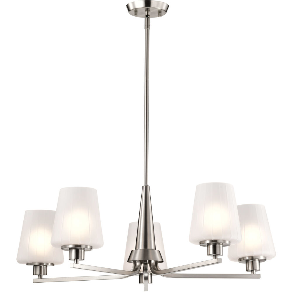 Nuvo Lighting Lune 30 Inch Brushed Nickel Chandelier Ceiling Light