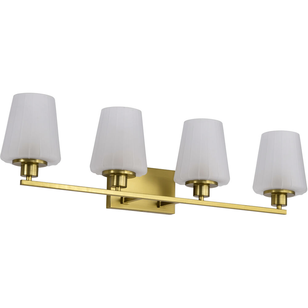 Nuvo Lighting Lune 32 Inch Vintage Brass Vanity Wall Light