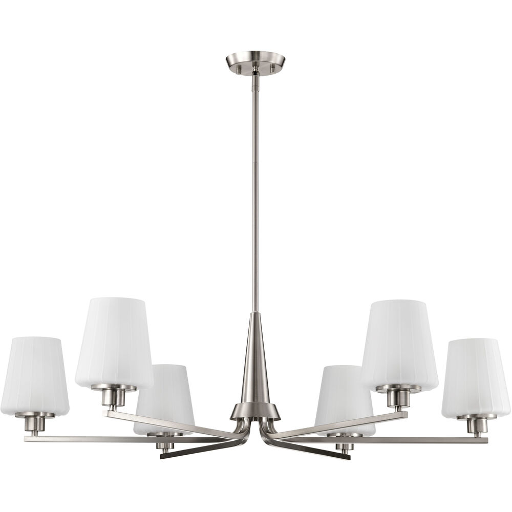 Nuvo Lighting Lune 40 Inch Brushed Nickel Chandelier Ceiling Light