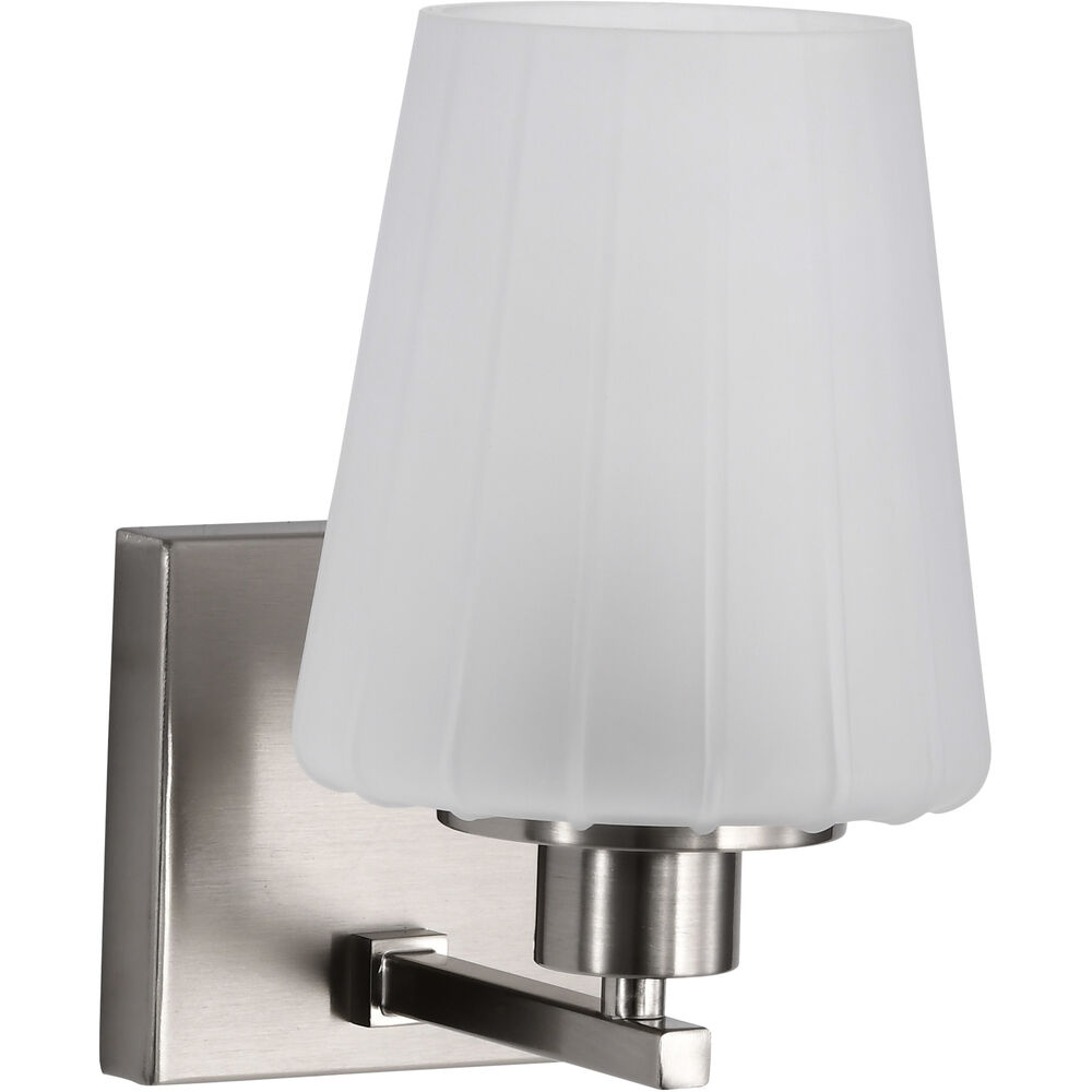 Nuvo Lighting Lune 5.25 Inch Brushed Nickel Vanity Wall Light