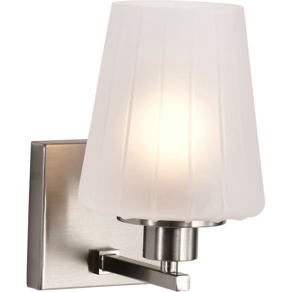 Nuvo Lighting Lune 5.25 Inch Brushed Nickel Vanity Wall Light