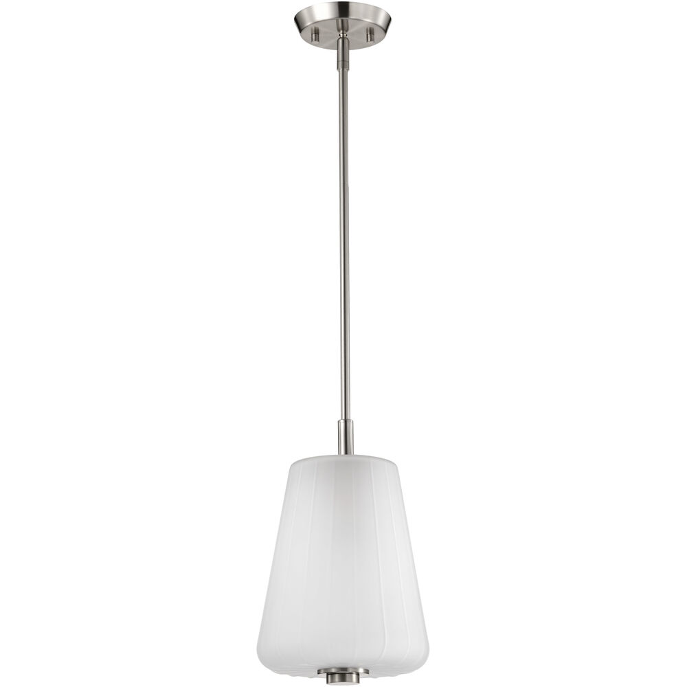 Nuvo Lighting Lune 8 Inch Brushed Nickel Pendant Ceiling Light