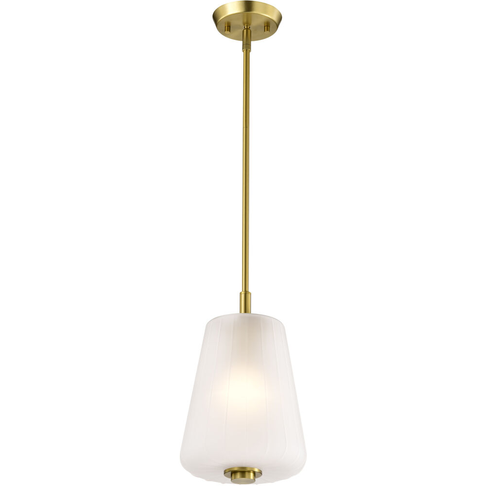 Nuvo Lighting Lune 8 Inch Vintage Brass Pendant Ceiling Light