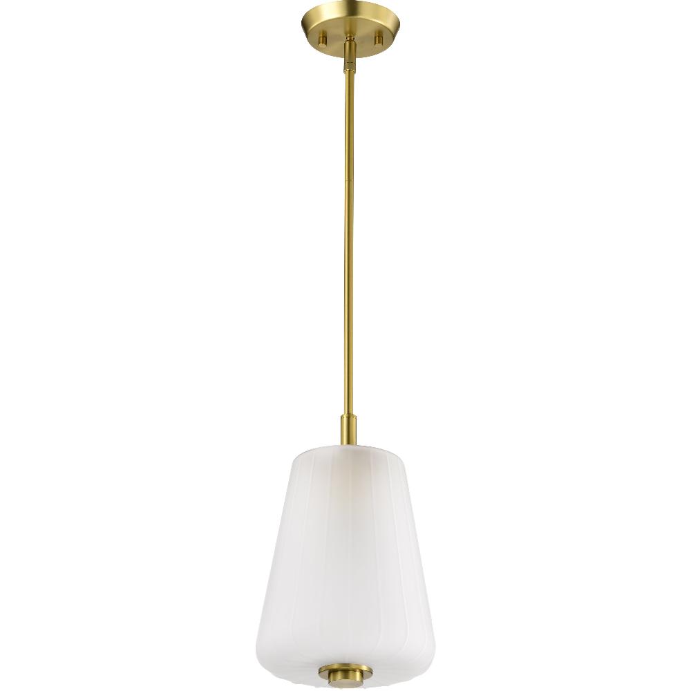 nuvo lighting Lune 8 inch Vintage Brass Pendant Ceiling Light