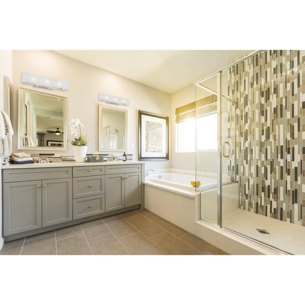Nuvo Lighting Lynne 3 Light 24 Inch Polished Nickel Vanity Light Wall Light