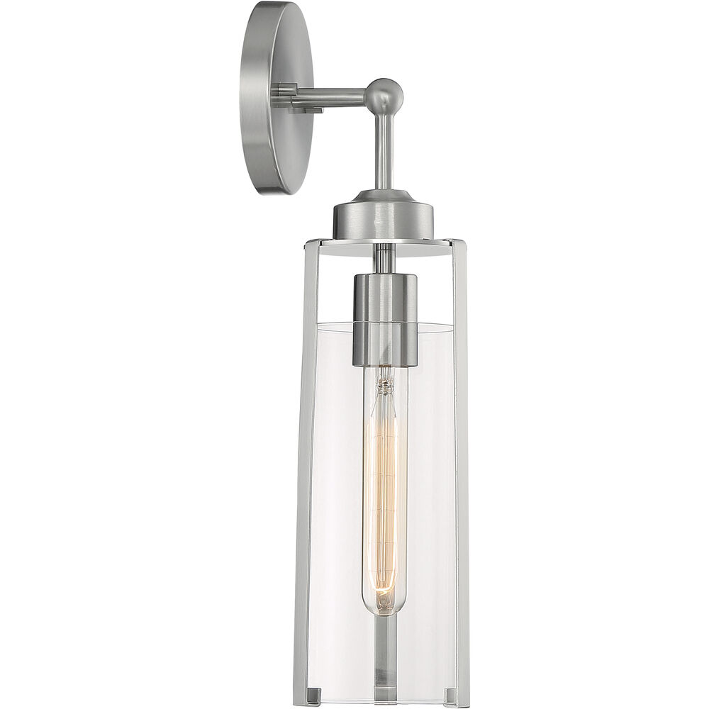 Nuvo Lighting Marina 1 Light 5 Inch Brushed Nickel Vanity Light Wall Light