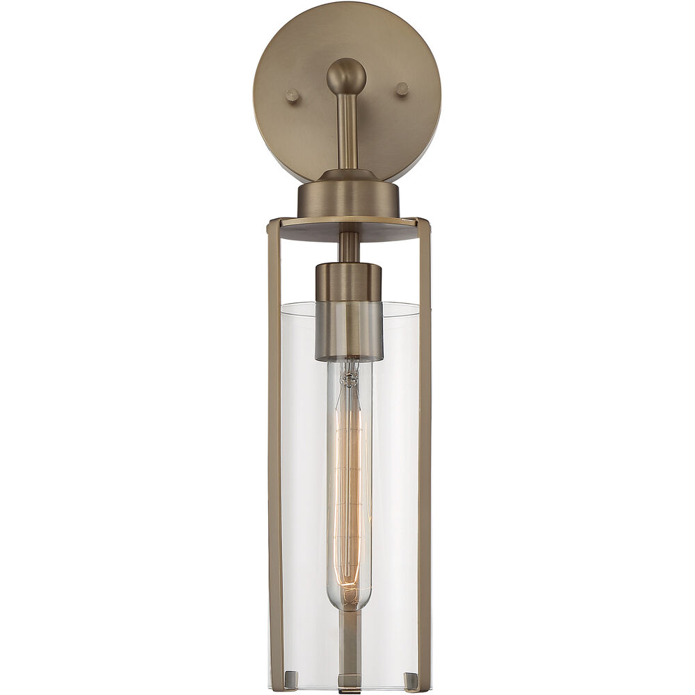 Nuvo Lighting Marina 1 Light 5 Inch Burnished Brass Vanity Light Wall Light