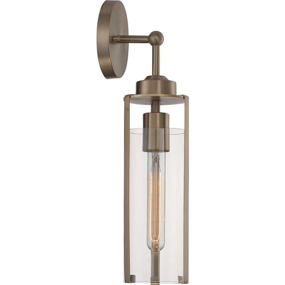 Nuvo Lighting Marina 1 Light 5 Inch Burnished Brass Vanity Light Wall Light