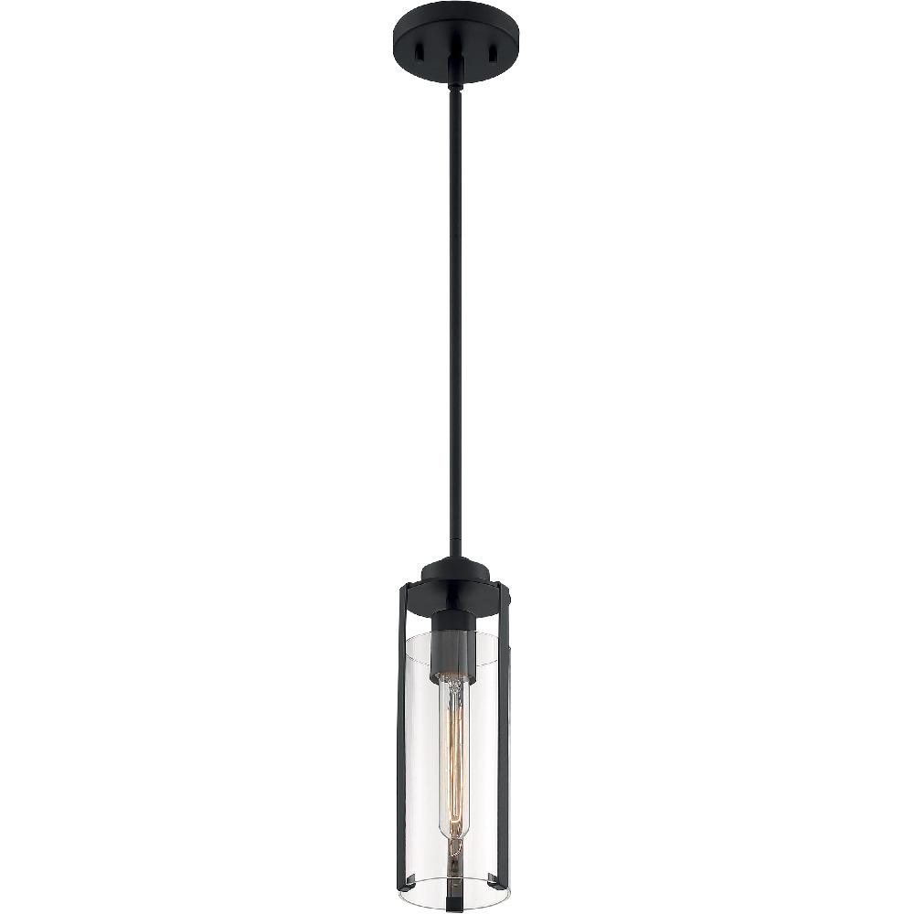 nuvo lighting Marina 1 Light 5 inch Matte Black Pendant Ceiling Light