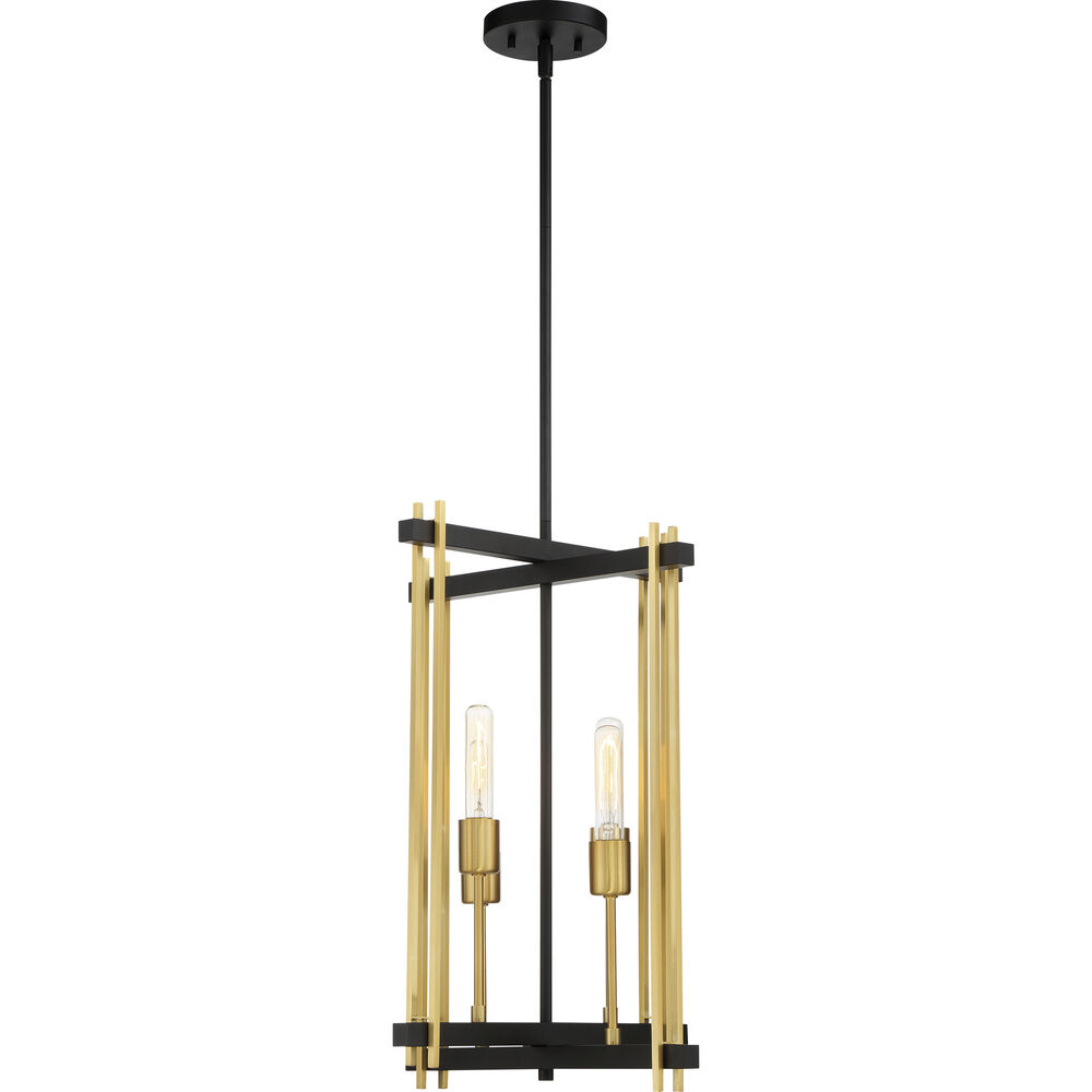 Nuvo Lighting Marion 4 Light 15 Inch Aged Bronze And Natural Bronze Pendant Ceiling Light