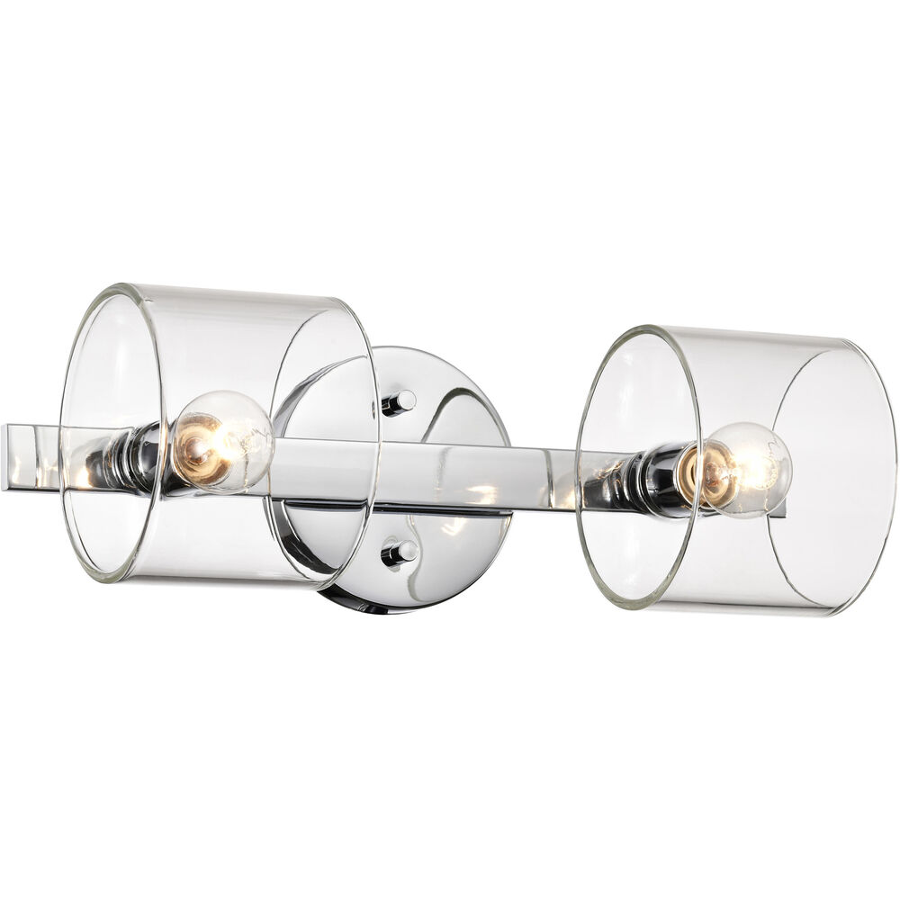 Nuvo Lighting Marlowe 2 Light 15.5 Inch Polished Nickel Vanity Light Wall Light