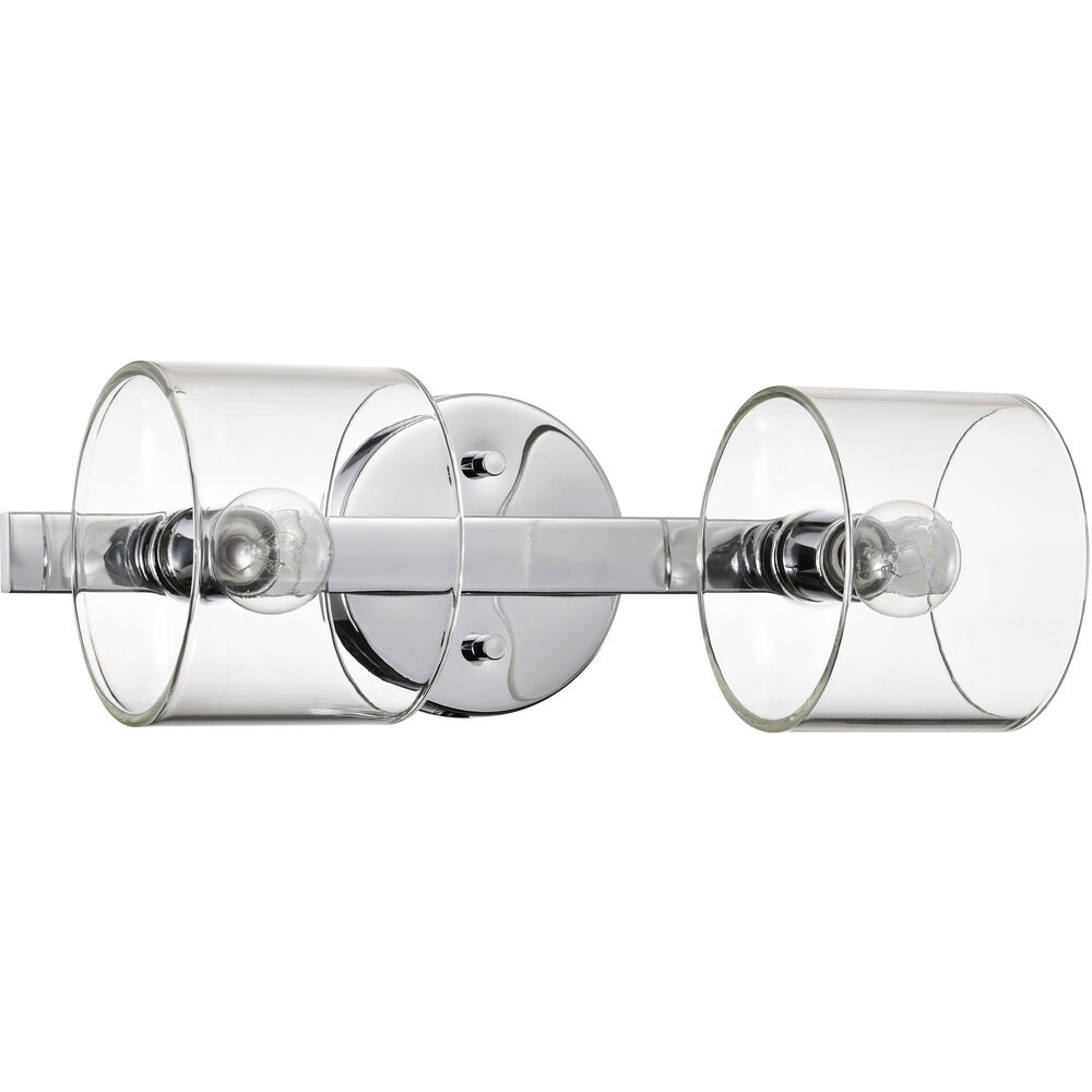 Nuvo Lighting Marlowe 2 Light 15.5 Inch Polished Nickel Vanity Light Wall Light