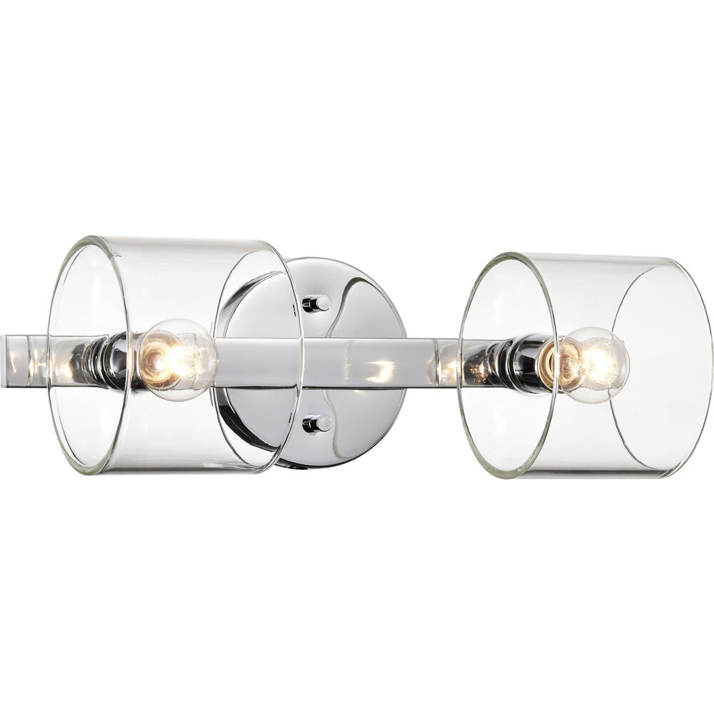 Nuvo Lighting Marlowe 2 Light 15.5 Inch Polished Nickel Vanity Light Wall Light