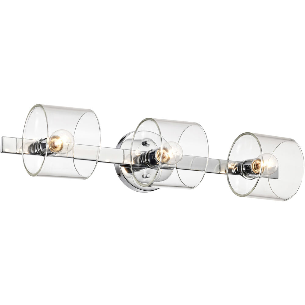 Nuvo Lighting Marlowe 3 Light 24 Inch Polished Nickel Vanity Light Wall Light