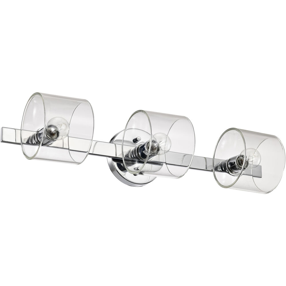 Nuvo Lighting Marlowe 3 Light 24 Inch Polished Nickel Vanity Light Wall Light