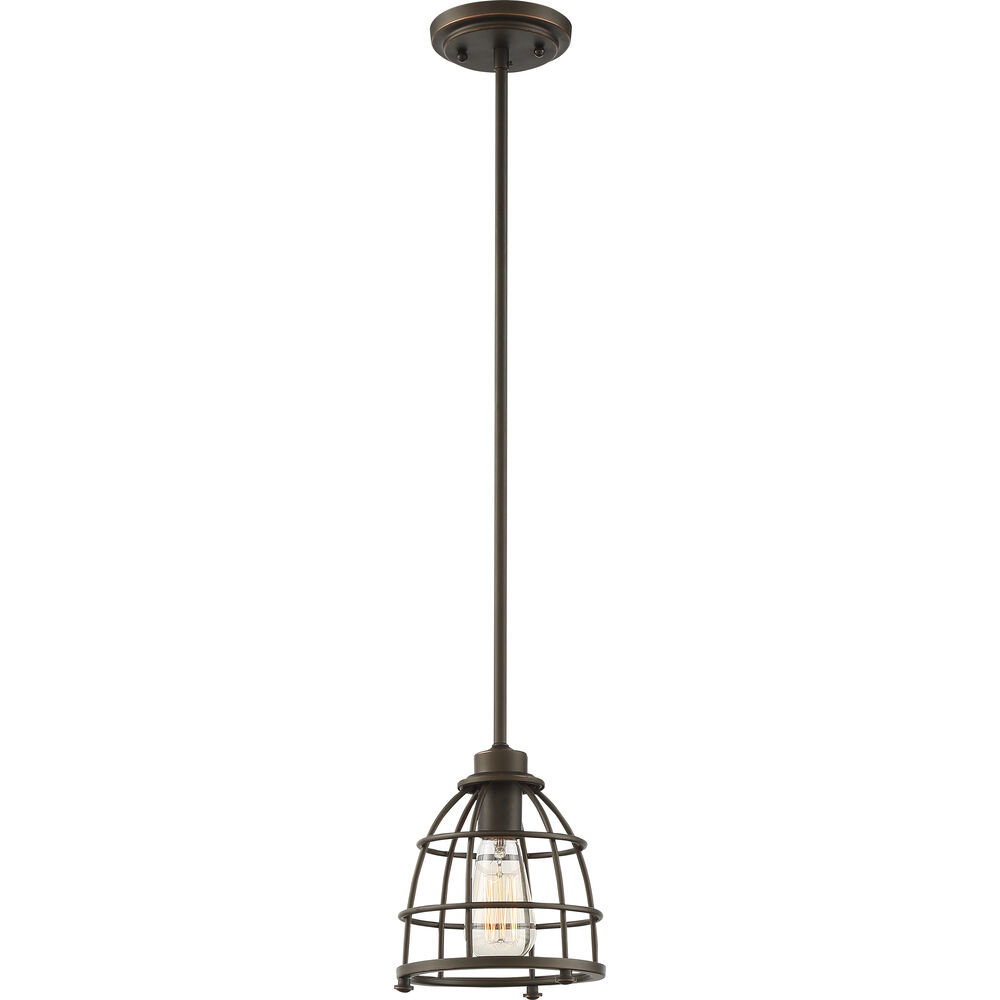 Nuvo Lighting Maxx 1 Light 7.25 Inch Mahogany Bronze Pendant Ceiling Light