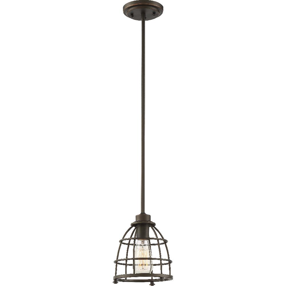 nuvo lighting Maxx 1 Light 7.25 inch Mahogany Bronze Pendant Ceiling Light