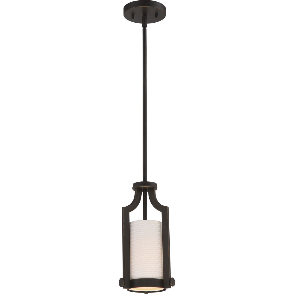 Nuvo Lighting Meadow 1 Light 6.5 Inch Russet Bronze Mini Pendant Ceiling Light