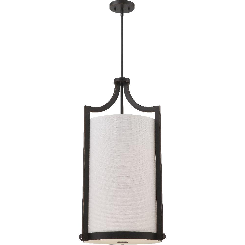 nuvo lighting Meadow 4 Light 17 inch Russet Bronze Pendant Ceiling Light