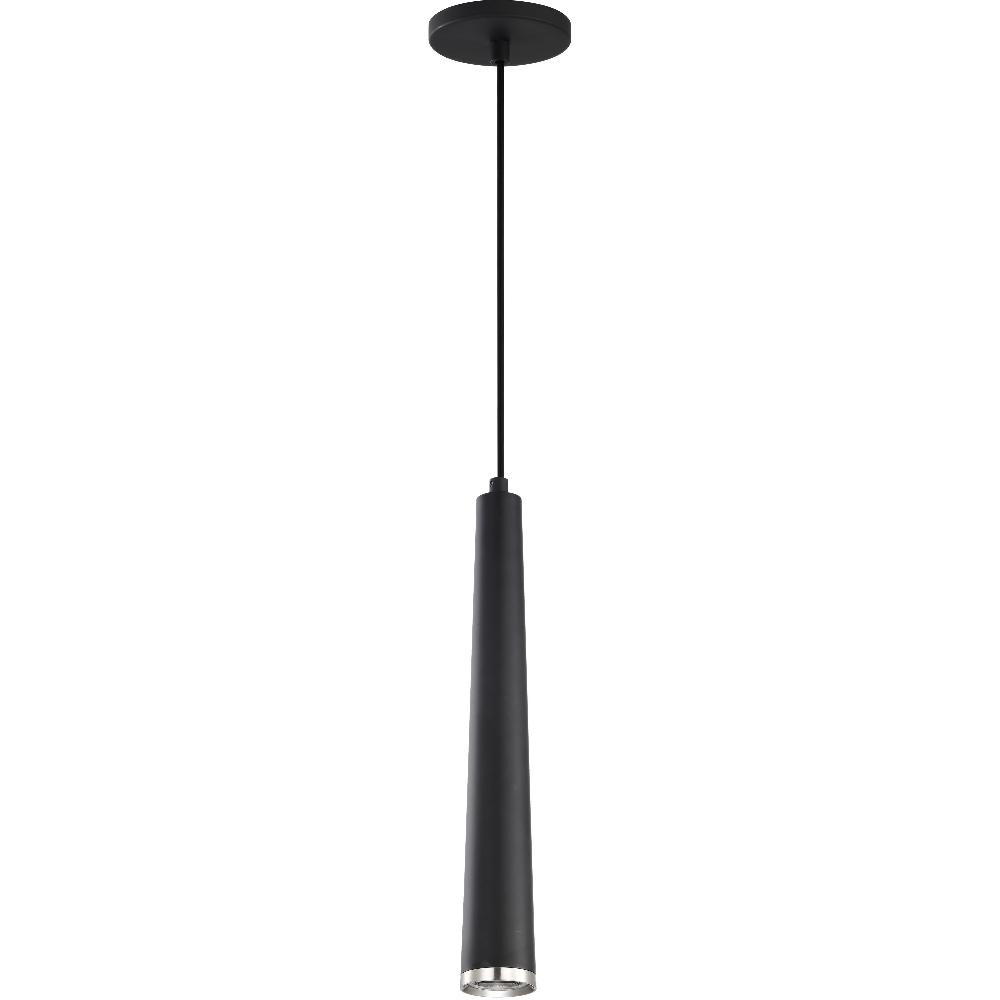 nuvo lighting Melrose LED 2.4 inch Matte Black and Brushed Nickel Pendant Ceiling Light