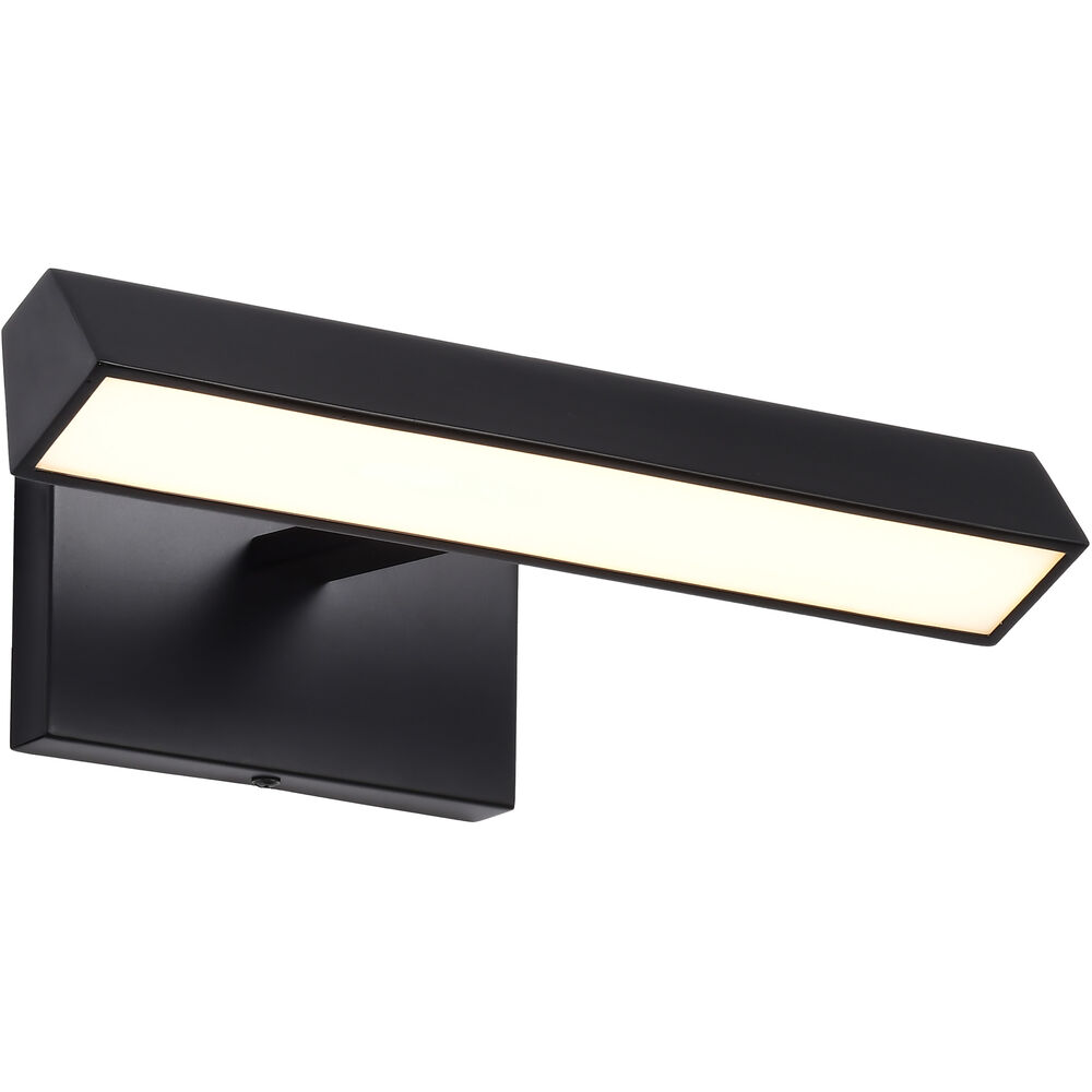Nuvo Lighting Mila LED 12.2 Inch Black Vanity Wall Light