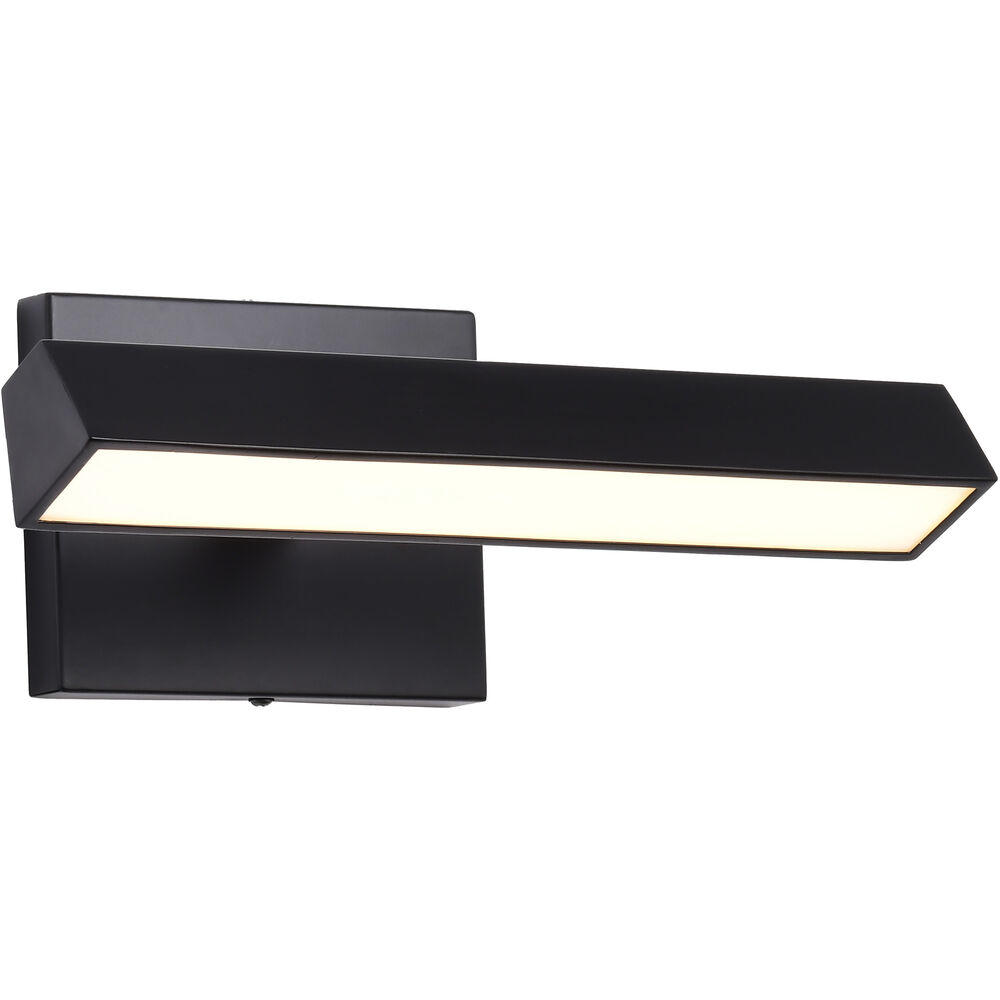 Nuvo Lighting Mila LED 12.2 Inch Black Vanity Wall Light