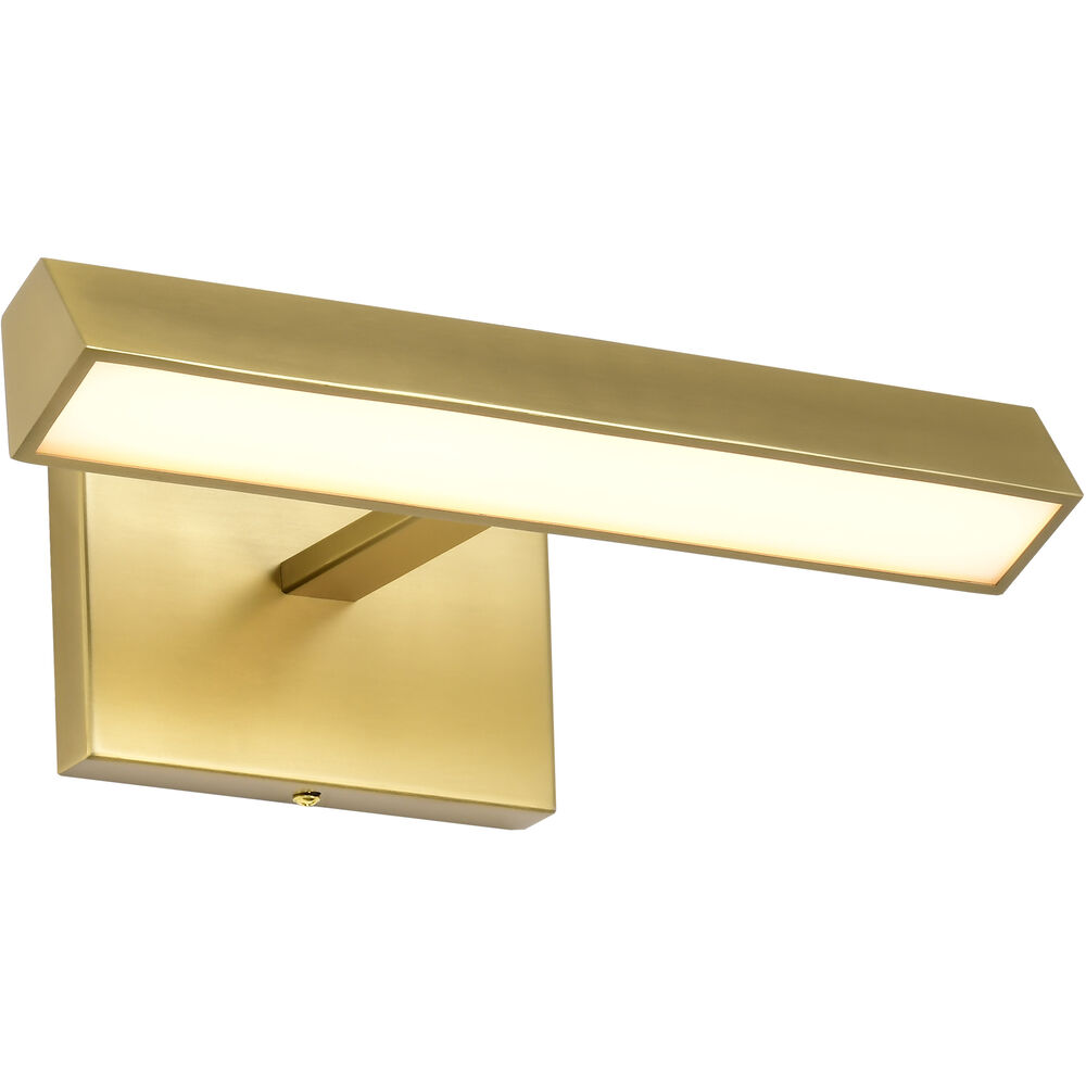 Nuvo Lighting Mila LED 12.2 Inch Vintage Brass Vanity Wall Light