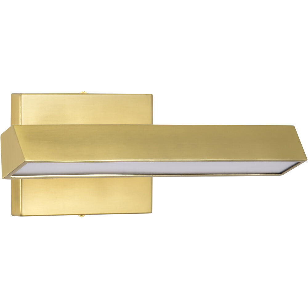 Nuvo Lighting Mila LED 12.2 Inch Vintage Brass Vanity Wall Light