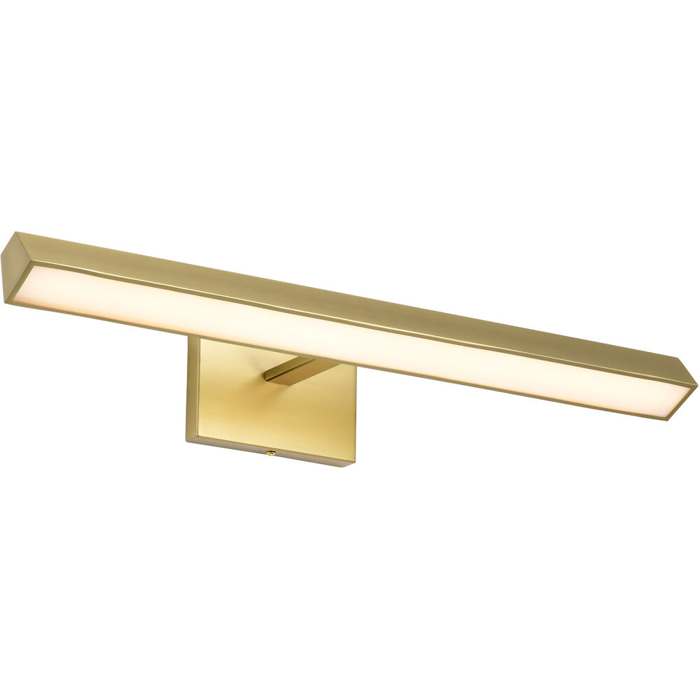 Nuvo Lighting Mila LED 24 Inch Vintage Brass Vanity Wall Light