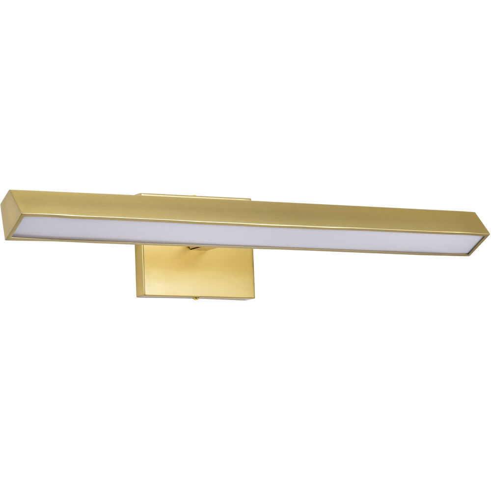 Nuvo Lighting Mila LED 24 Inch Vintage Brass Vanity Wall Light