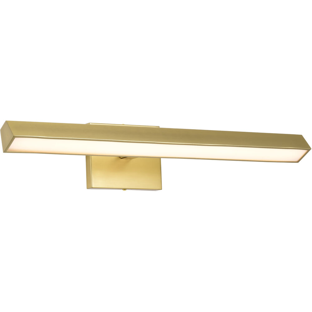 Nuvo Lighting Mila LED 24 Inch Vintage Brass Vanity Wall Light
